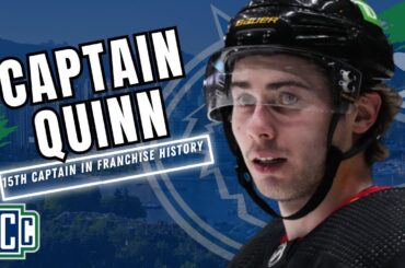 QUINN HUGHES NAMED CAPTAIN OF THE CANUCKS