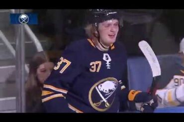 Casey Mittelstadt Goal vs Edmonton Oilers (3/4/2019)