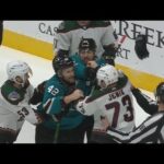 Jan Jenik And Jonah Gadjovich Drop The Gloves, Logan Couture Scores