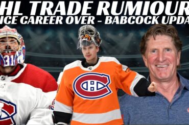 NHL Trade Rumours - Hart To Habs? Hanifin to Sabres? Babcock Update, Price Done + Jets New Captain