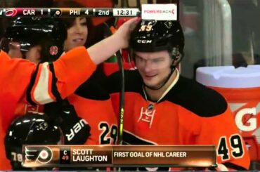 Scott Laughton 1st NHL Goal