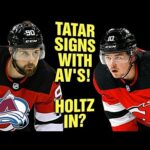 Tomas Tatar SIGNS With The Colorado Avalanche & Does Alexander Holtz Make The NJ Devils Roster?