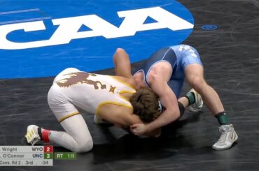 157lbs Austin O'Connor (North Carolina) vs Jacob Wright (Wyoming)