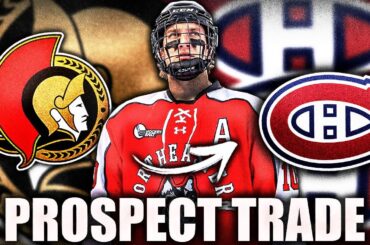 HABS & SENS MAKE A TRADE: MONTREAL CANADIENS & OTTAWA SENATORS TRADE JAKOV NOVAK (Top NHL Prospects)