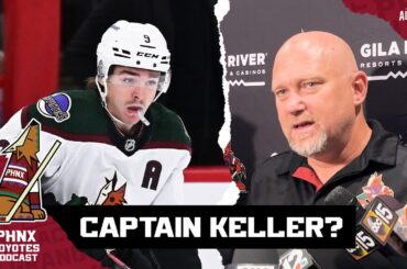 André Tourigny's thoughts on Clayton Keller's growth, potential captain material