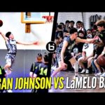 Logan Johnson vs. LaMelo Ball - Lopsided Game Gets Heated! Tyler Johnson's Younger Bro (Miami Heat)