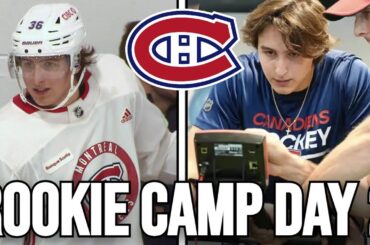 DAVID REINBACHER IS A BEAST - HABS ROOKIE CAMP UPDATE & MONTREAL CANADIENS NEWS TODAY