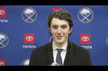 Peyton Krebs Postgame Interview vs Boston Bruins (1/1/2022)