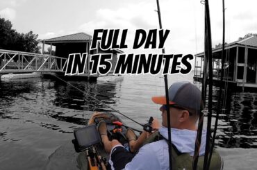 A Entire Kayak Fishing Day in 15 Minutes!