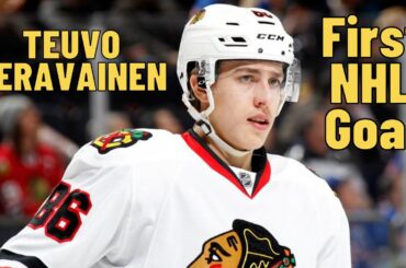 Teuvo Teravainen #86 (Chicago Blackhawks) first NHL goal Jan 16, 2015 (Classic NHL)