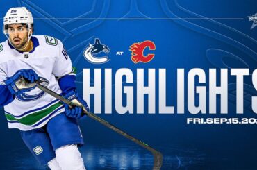 Canucks vs. Flames Highlights - Young Stars (Sept. 15, 2023)