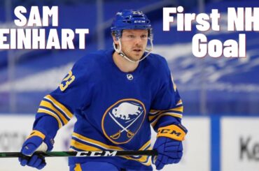 Sam Reinhart #23 (Buffalo Sabres) first NHL goal Oct 17, 2015 (Classic NHL)