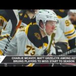 Charlie McAvoy, Matt Grzelcyk Will Miss Start To Bruins' Season