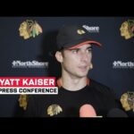 Wyatt Kaiser after Prospect Showcase win | Chicago Blackhawks