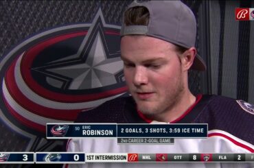 Eric Robinson 1st Intermission Interview (Dec. 14, 2021)