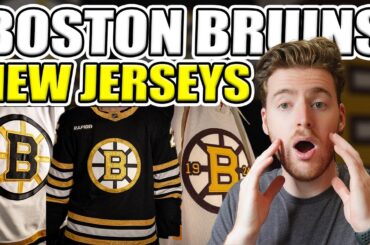 Reacting To The *NEW* Boston Bruins Home, Away, and Alternate Centennial Jerseys!!