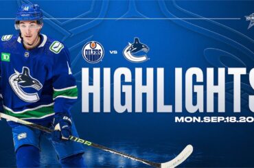 Canucks vs. Oilers Highlights - Young Stars (Sept. 18, 2023)