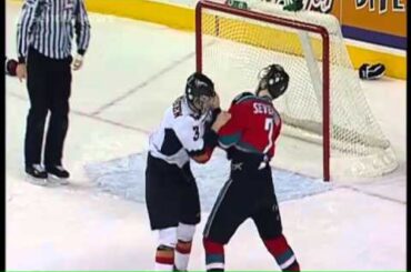 Hockey Fight: Damon Severson vs Kenton Helgesen