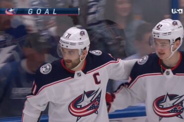 Nick Foligno 1-3 Goal (Apr. 10, 2019) (ECQF Game 1)