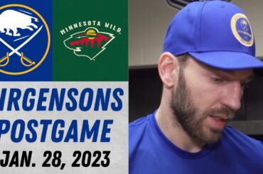 Zemgus Girgensons Postgame Interview vs Minnesota Wild (1/28/2023)