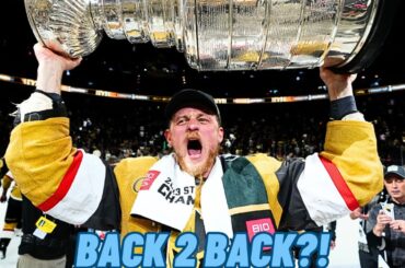 Vegas Golden Knights 2023-2024 Pump Up "BACK 2 BACK"