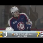 OHL Feb.25, ERIE 3 at WSR 7