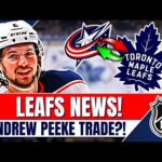 🚨💥 MAPLE LEAFS EYEING TRADE WITH COLUMBUS BLUE JACKETS? NHL NEWS! TORONTO MAPLE LEAFS NEWS