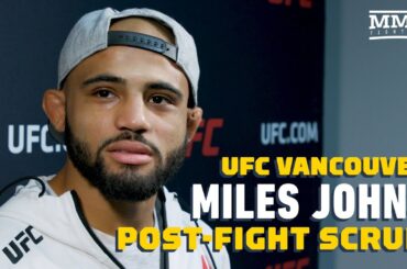 UFC Vancouver: Miles Johns Discusses Decision Win Over Cole Smith, Fortis MMA's Recent Success, More