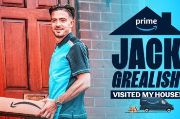 JACK GREALISH CAME TO MY HOUSE! | Watch Man City's Grealish become a delivery person for the day!