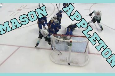 SEATTLE KRAKEN - MASON APPLETON GOAL VS SABREWS (11-29-21)