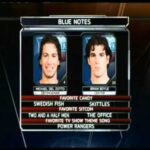 Michael Del Zotto and Brian Boyle perform the Power Rangers Theme Song