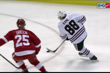 Panarin one-times Kane’s no-look pass past Howard