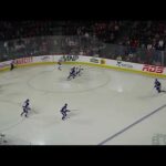 Toronto Marlies' Erik Källgren stops Laval Rocket's Peter Abbandonato on a breakaway 1/21/23