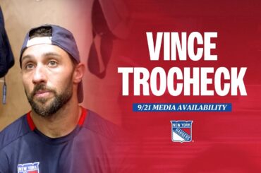 New York Rangers: Vince Trocheck Media Availability | September 21, 2023