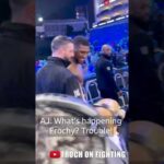 AJ: "F****** hell, you been working out?" Froch and Joshua embrace. #shorts