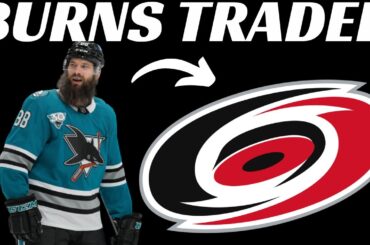 NHL Trade - San Jose Trades Brent Burns to Carolina