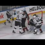 Arizona Coyotes vs LA Kings Scrum