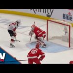 Devils' Jack Hughes Displays Tremendous Amount Of Patience Before Banking One In