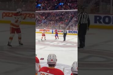 Michael Pezzetta vs Connor Mackey Fight🥊💥 | Montreal Canadiens vs Calgary Flames