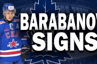 Maple Leafs sign Alexander Barabanov!