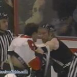 Marty McSorley vs Eric Lindros Nov 21, 1995