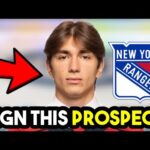 New York Rangers NEED To Sign This Undrafted PROSPECT Now!