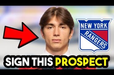 New York Rangers NEED To Sign This Undrafted PROSPECT Now!