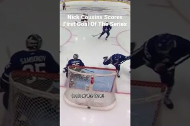 Nick Cousins Scores First Goal!!! Leafs Panthers Game 1 #nhlplayoffs #nhl #trending #viral