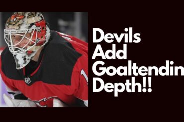 New Jersey Devils Sign Keith Kinkaid To a 1 Year Deal! NHL News + Rumors