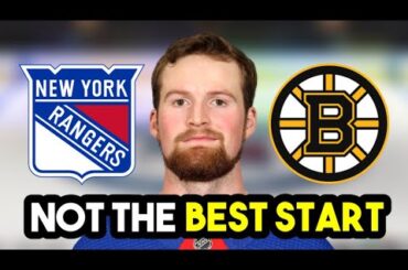 New York Rangers FIRST PRESEASON Game Of The Season Against The Boston Bruins!