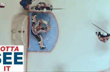 GOTTA SEE IT:  Mikko Koskinen Goes Full Splits To Make Great Glove Save