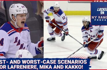 Best- and worst-case scenarios for Alexis Lafreniere, Mika Zibanejad and Kaapo Kakko!!