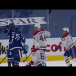 Wayne Simmonds vs Joel Edmundson scuffle Montréal Canadiens vs Toronto Maple Leafs (2021 NHL)