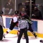 Derek Boogaard (Medicine Hat) vs Grant McNeill (Prince Albert)